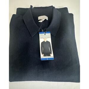 Hickey Freeman NY Men's Sweater 1/4 zip Polo - NWT - Dress up or Down